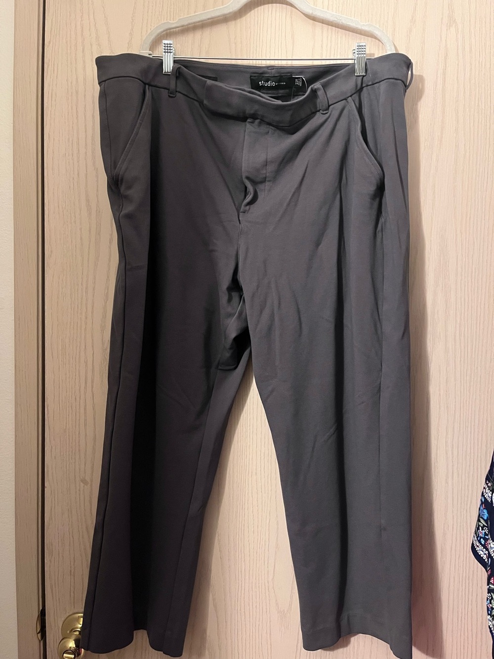 torrid Gray Straight-Leg Trousers